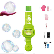 Colorful Smoke Bubble Wand, Elastic Fog Bubble Interactive for Parties Birthday, Rechargeable Portable Bubble Maker for Indoor Outdoor Fun