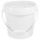 White Paint Storage Bucket with Handle 5 Gallon 1