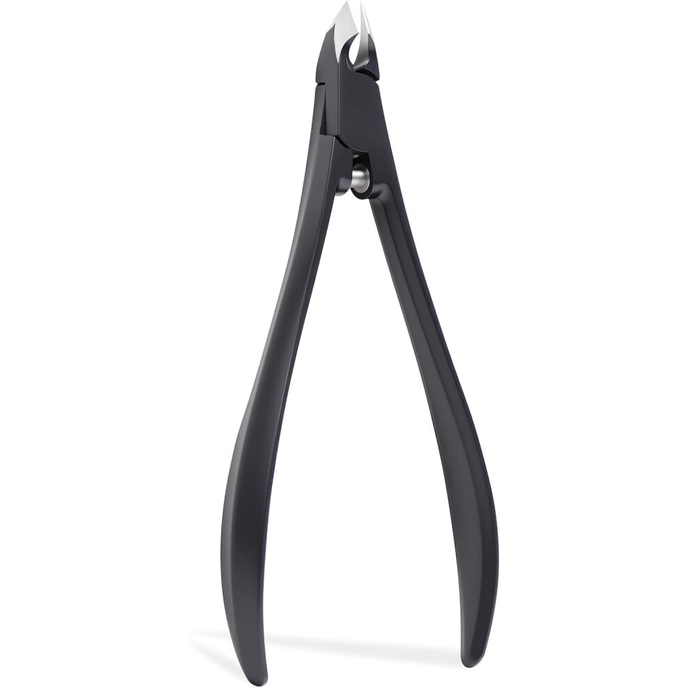 Black Stainless Steel Cuticle Trimmer & Nippers Kit For Manicure/Pedicure Â Nail Scissors, Clippers, Pusher (Compatible With All Nail Care Routines)