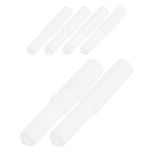 6er-Packung weiße Toilettenpapierhalter aus Kunststoff