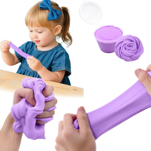 Δώρο αφράτο Cloud Butters Slime Clay - μη καθιζάνον, ελαστικό ύφασμα με υφή noodles με αξεσουάρ, 1