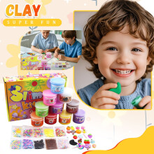 10 Pack Slime Kit for Kids Ages 3-12, Non-Toy & Non-Candy Gift, Party Favors, Crafts for Toddlers, Girls & Boys (60ml)