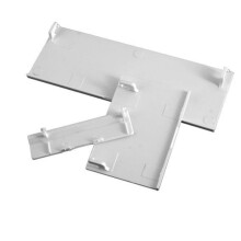 Ersatztür-Set für Wii-Spielkonsole, 3-teilig, Staubschutzhülle, einfarbige Schutzkappe, Ersatzzubehör