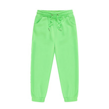 Girl Pants - Girls Sports Pants Autumn Winter Long Elastic Waist Casual Playwear Comfort - Girls Clothes,Color:02 Light Green,Size:2-3 Years