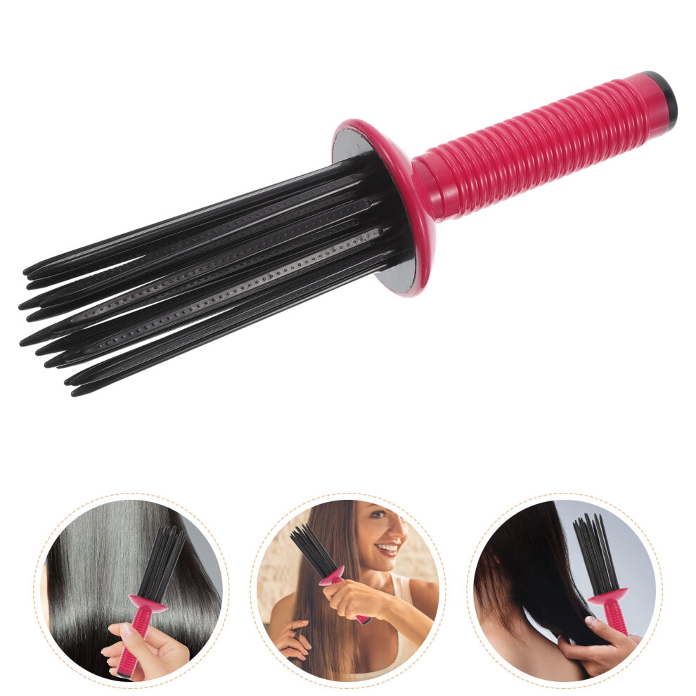 Multi Color Hair Curling Roll Comb for Curly Hair Styling with Airy Volume and Easy Operation