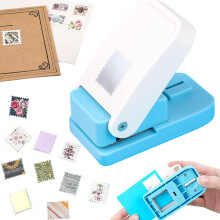 3.62" Rectangular Stamp Punch for Crafting, DIY, Scrapbooking – Compatible with Standard Stamps