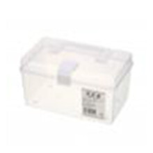 HYDa Portable Multi-use Clear Plastic Storage Container Box with Handle Latch Lock