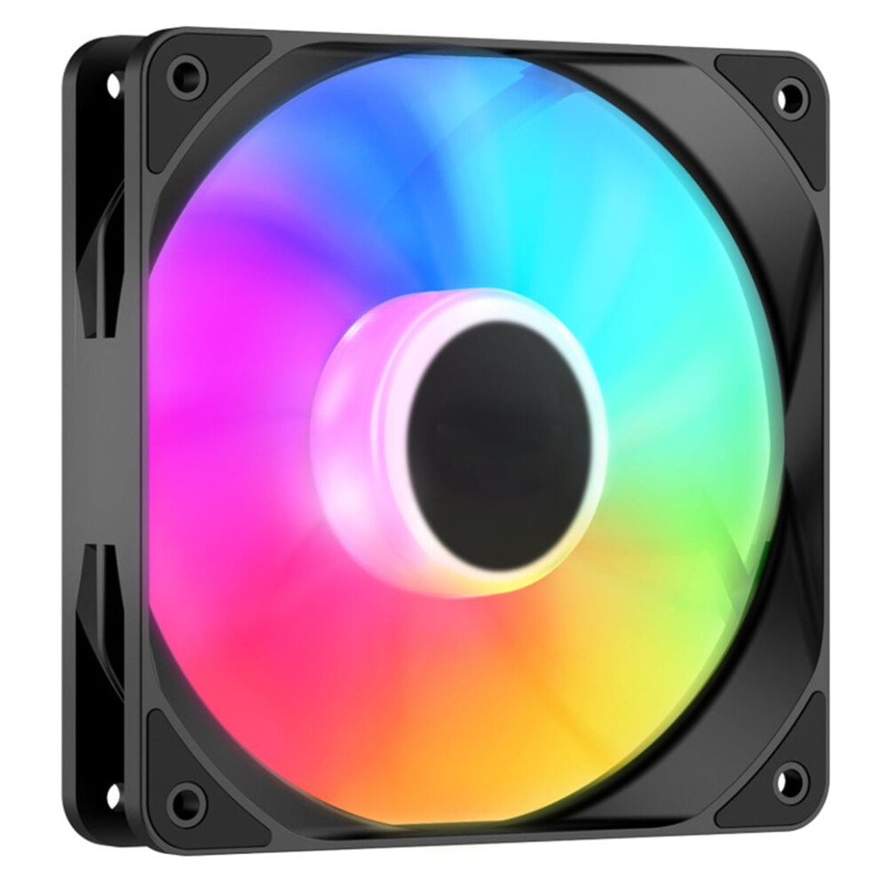 Rs120 Argb 120Mm Cooling Fan 4Pin Pwm Adjust Speed Fan Computer Case Fan 24.8-59.6Cfm Strong Air Computer Fans 9027700067912