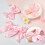 Pink Satin Bow Garland Banner 2 pcs 3
