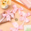 Pink Satin Bow Garland Banner 2 pcs 4