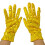 Glitzernde, ellenbogenlange Handschuhe, Gold, Unisex, 1 Paar 2