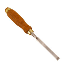 German Style Wood Chisel, 0.5" Blade, Beech Handle, CR-V Steel, 11.2" Total Length – Compatible with woodworking