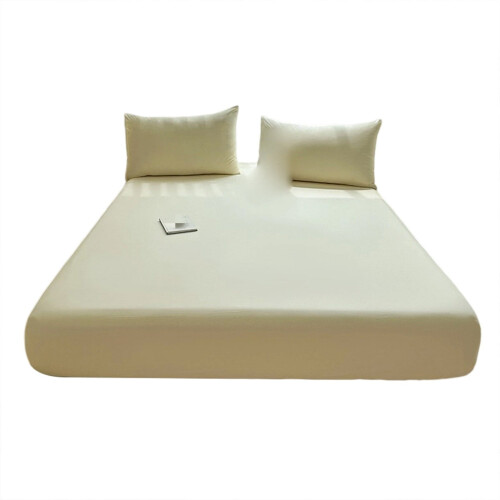 Sengetæppe Polyester Twin Størrelse 137x193 cm Ensfarvet