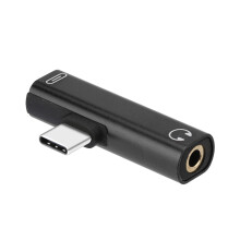USB-C to 3.5mm Audio Adapter 2-in-1 for Charging & Listening – Compatible with Modern Smartphones