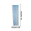 Blackout Curtains Ruffled Design 2 Pieces 39x79 Inch 2