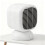 Chauffage d'appoint portable 1200 W blanc 2 vitesses 1