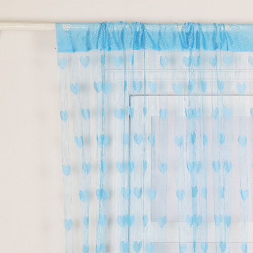 Blackout Curtains Ruffled Design 2 Pieces 39x79 Inch 2