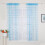 Blackout Curtains Ruffled Design 2 Pieces 39x79 Inch 4