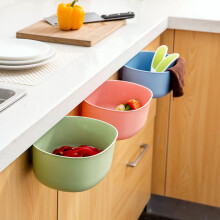 White Plastic Storage Bins with 4 Handles, Soft Material for Pantry, Fruit & Veg Storage – Pink, Compatible with FAJHHA