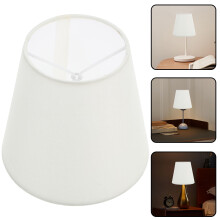 Béžové stínidlo na stojací lampu s klipem, 1 kus