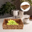 Brown Woven Hyacinth Storage Basket for Bathroom Organization 1