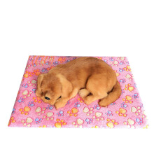 Coussin pour animaux de compagnie réversible ultra doux à motif étoiles 70 x 51 cm