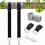 Tree Swing Hanging Kit Black 2 Pack with Straps Protectors 1