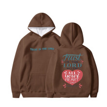 Hoodies,Childrens Casual Hoodie Long Sleeve Loose Fit Cute Printed Top for Sport Play,Boys Hoodies,Z03 Brown,5-6 Years