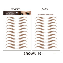 Beauty Tools Simulated Waterproofed Eyebrow Stickers Eyebrow Tattooed Stickers Environmentally Friendly Lazy Eyebrow Patches