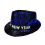 Cappello a secchiello con paillettes blu regolabile per uomo e donna 1