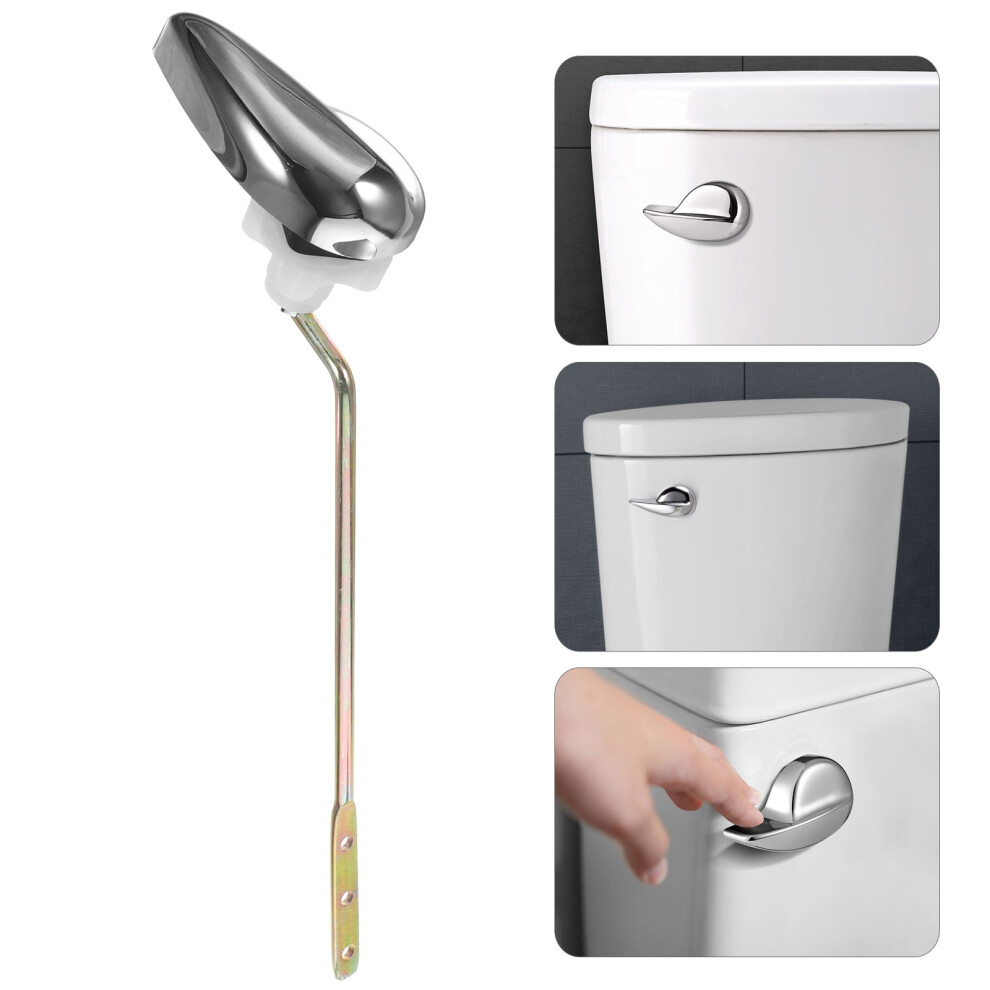 Front Mount Toilet Flush Handle Lever Replacement - Bathroom Repair Part For Toilet Tank 9399596157337