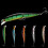 2 Stück Angelköder Jigs 10 cm/8,8 g Minnow Kunststoff Hartköder Meeresangelgerät Künstlicher Bionic Köder Angelzubehör Hakeneffizienz 2
