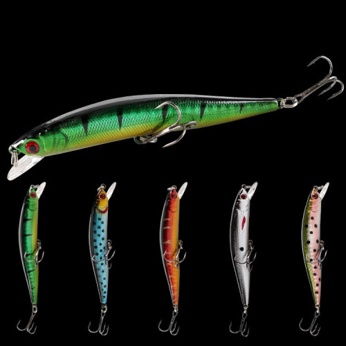 2 Stück Angelköder Jigs 10 cm/8,8 g Minnow Kunststoff Hartköder Meeresangelgerät Künstlicher Bionic Köder Angelzubehör Hakeneffizienz 1