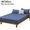 Drap-housse en coton biologique, format queen, poches profondes 2