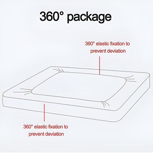 Drap-housse en coton biologique, format queen, poches profondes 2