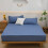 Drap-housse en coton biologique, format queen, poches profondes 4
