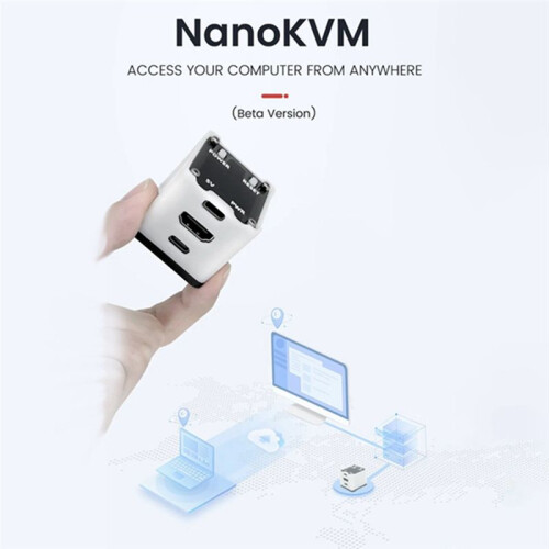 Para Sipeed NanoKVM IP-KVM Remote Operation e Maintenance Server  PiKVM Remote Desktop Server UART 2