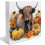Affiche de ferme citrouille d'automne vache 1