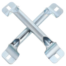 2Pcs Metal Garage Door Pull Handles Zinc Alloy Silver Smooth Operation Replacement