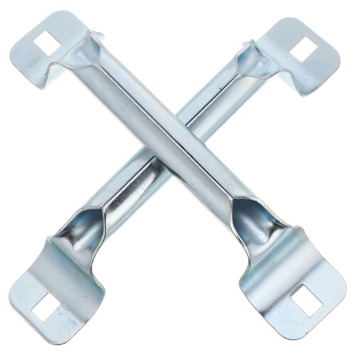 2Pcs Metal Garage Door Pull Handles Zinc Alloy Silver Smooth Operation Replacement