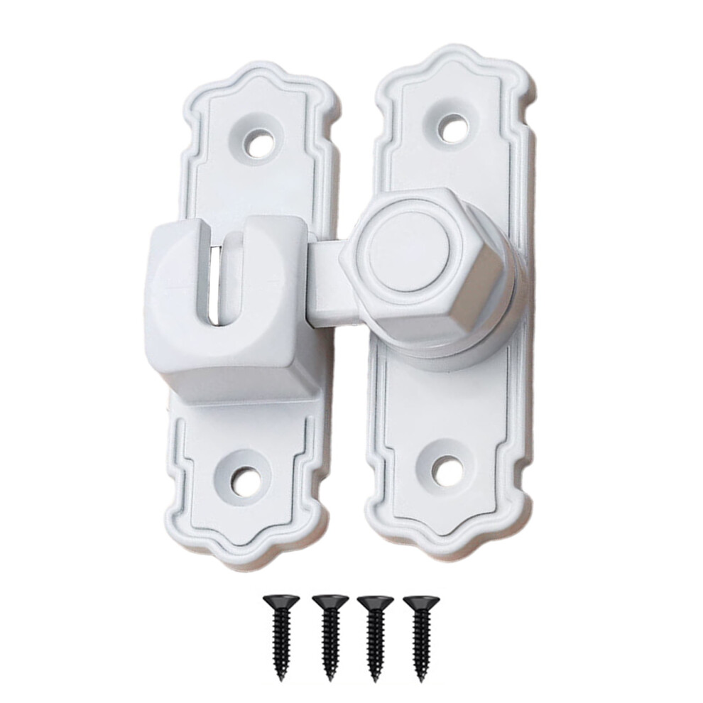 Multipurpose Sliding Swing Bolt Lock Compact Not Pry Security Latches Quick Fixing For Door Gate & Storage Cabinets 9085618389397