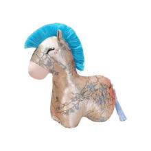 Shiny Pony Plush Toy Multi-Color Soft 12 Inch