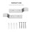 2Sets Stainless Steel Urinal Fixed Hook Wall Mount Bracket Strong Abrasion Resistant 2