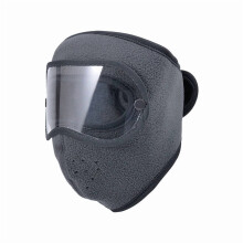 Wintergezichtsmasker van fleece, winddicht, anti-condens met transparant vizier