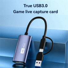USB3.0 Video Capture Card Type-C HD Capture Cards 4K 30Hz -Compatible HD USB-A/C Capture Card