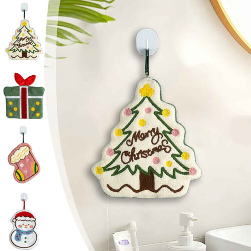 Serviettes de Noël absorbantes et décoratives 24 x 20 cm