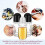 4 τεμάχια γυάλινα μπιμπερό Roll-On των 50 ml, άδεια επαναγεμιζόμενα δοχεία Rollerball για 6