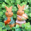 2PCS Easter Rabbit Decorations, Bunny Ornaments for Outdoor Garden, Lawn, Tabletop – Compatible with Easter 6