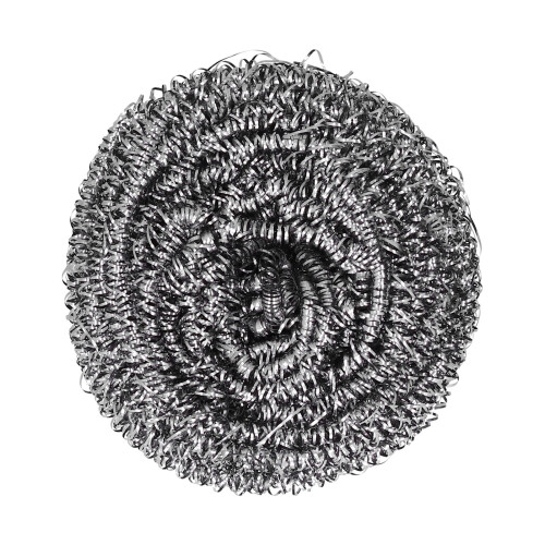 Rustfritt stål skureball spiral skrubbepute 1