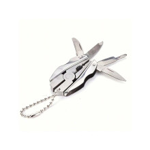 Portable Folding Pliers Mini Multi Tool 6 In 1 Stainless Steel Screwdriver Hammer And Wrench Set